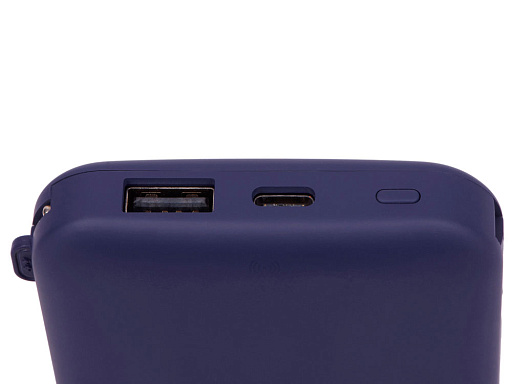 Внешний беспроводной аккумулятор с подсветкой лого «Astro», soft-touch, 10000 mAh