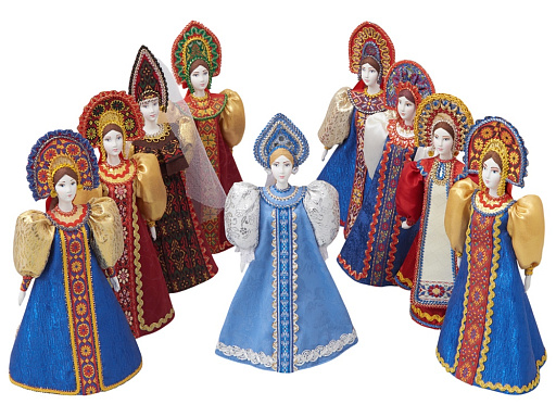Подарочный набор: кукла фарфоровая, крем-мёд с лаймом и имбирем