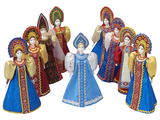 Подарочный набор: кукла фарфоровая, чай "Малина с мятой"