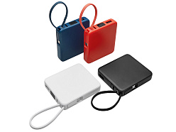 Внешний аккумулятор со встроенным кабелем USB-C «Дэнси», 5000 мАч