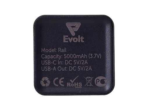 Внешний аккумулятор «Rail» c дисплеем, 5000 mAh