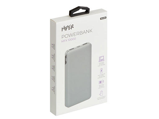 Портативный внешний аккумулятор «MFX», 10000 mAh