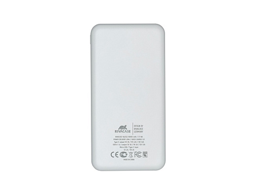 Внешний аккумулятор с быстрой зарядкой QC/PD VA2532, 10000 mAh