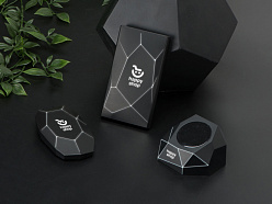 Внешний беспроводной аккумулятор «Geo Wireless» с подсветкой лого, 5000 mAh