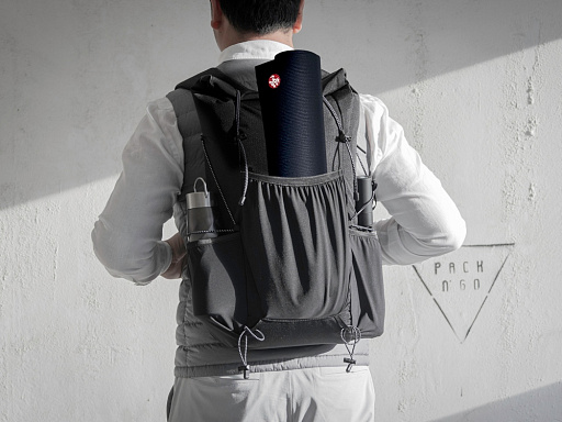Складывающийся рюкзак-мессенджер «Venturer Eco» для ноутбука 16"