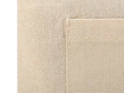 Складная сумка Jute из хлопка и джута с карманом
