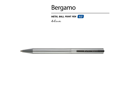 Ручка металлическая шариковая «Bergamo»