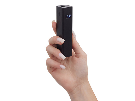Внешний аккумулятор «Rail» c дисплеем, 5000 mAh