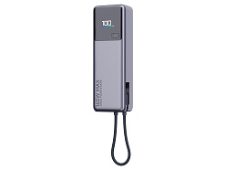 Внешний аккумулятор со встроенным кабелем Xiaomi 165W Power Bank, 10000 мАч