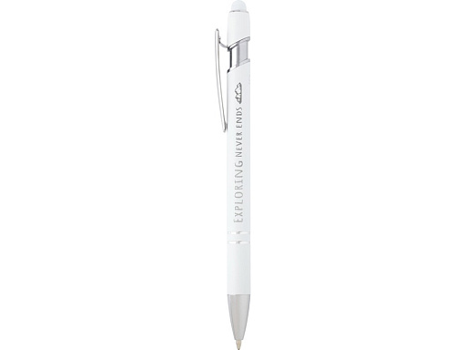 Ручка шариковая с серебристой отделкой «Kish»