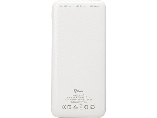 Внешний аккумулятор «Mini-5», 5000 mAh